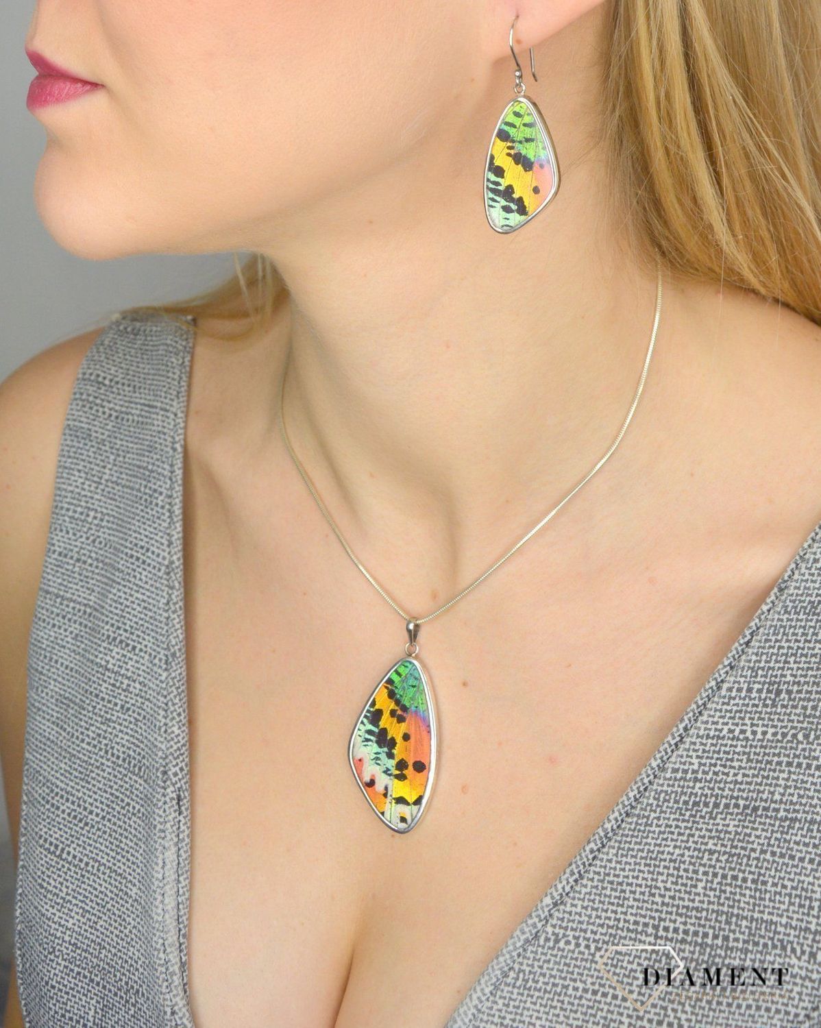 Zawieszka srebrna skrzydła motyla W 2434.jpg